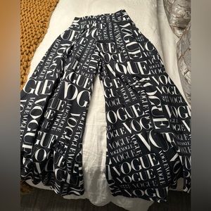 Black and White Vogue Pants for Madonna concert!